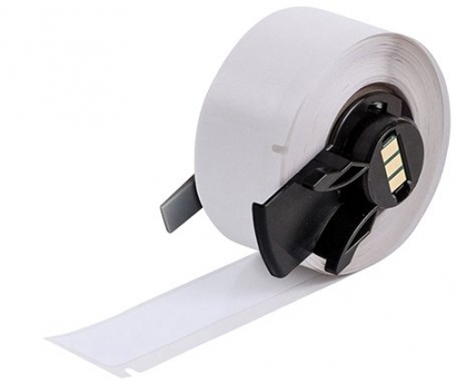 PTL-8-423 white workhorse polyester continuous labels 12.7x15.24m roll BMP61/71