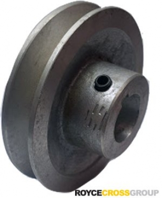 3.5" PCD 1A section alloy pulley 1" bore