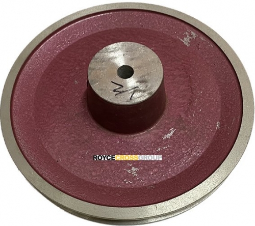 8" PCD 1B section alloy pulley - 1/2" bore
