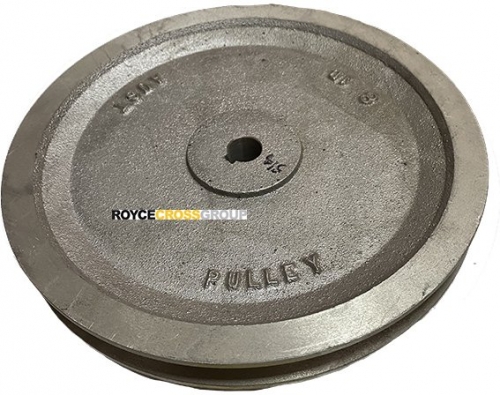 8" PCD 1B section alloy pulley - 5/8" bore