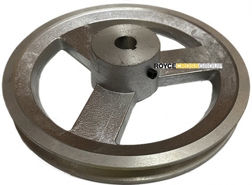 8" PCD 1B section alloy pulley - 3/4" bore