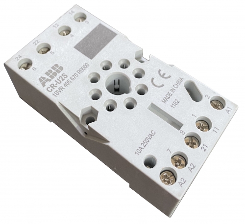 CR-U2S socket for 2 c/o CR-U relay