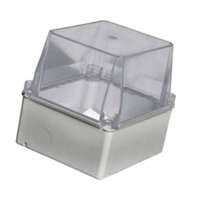 ABB thermoplastic enclosure H160xW135xD150mm - clear cover
