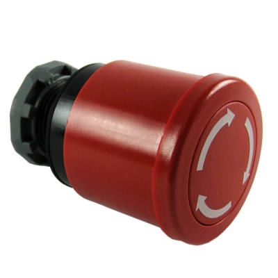 Modular emergency stop push button - 40mm red twist release