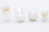 Modular Plug 4P4C Flat Stranded Cable - 100 Pack